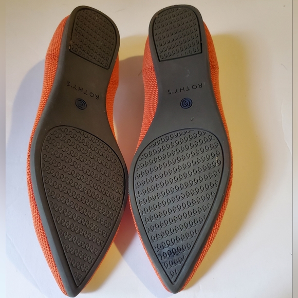 Rothy’s  The Point Persimmon Retired Color Sz 6.5 - Picture 5 of 8